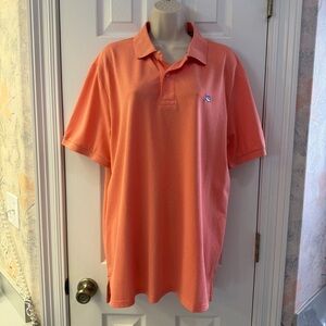 Southern Tide Men’s XL Polo Orange Tide to Trail